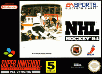 NHL Hockey 94 PAL Super Nintendo PAL box art